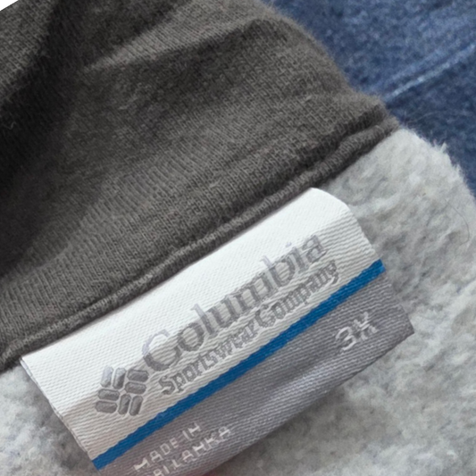 Sueter Medio Cierre Columbia 3x Azul