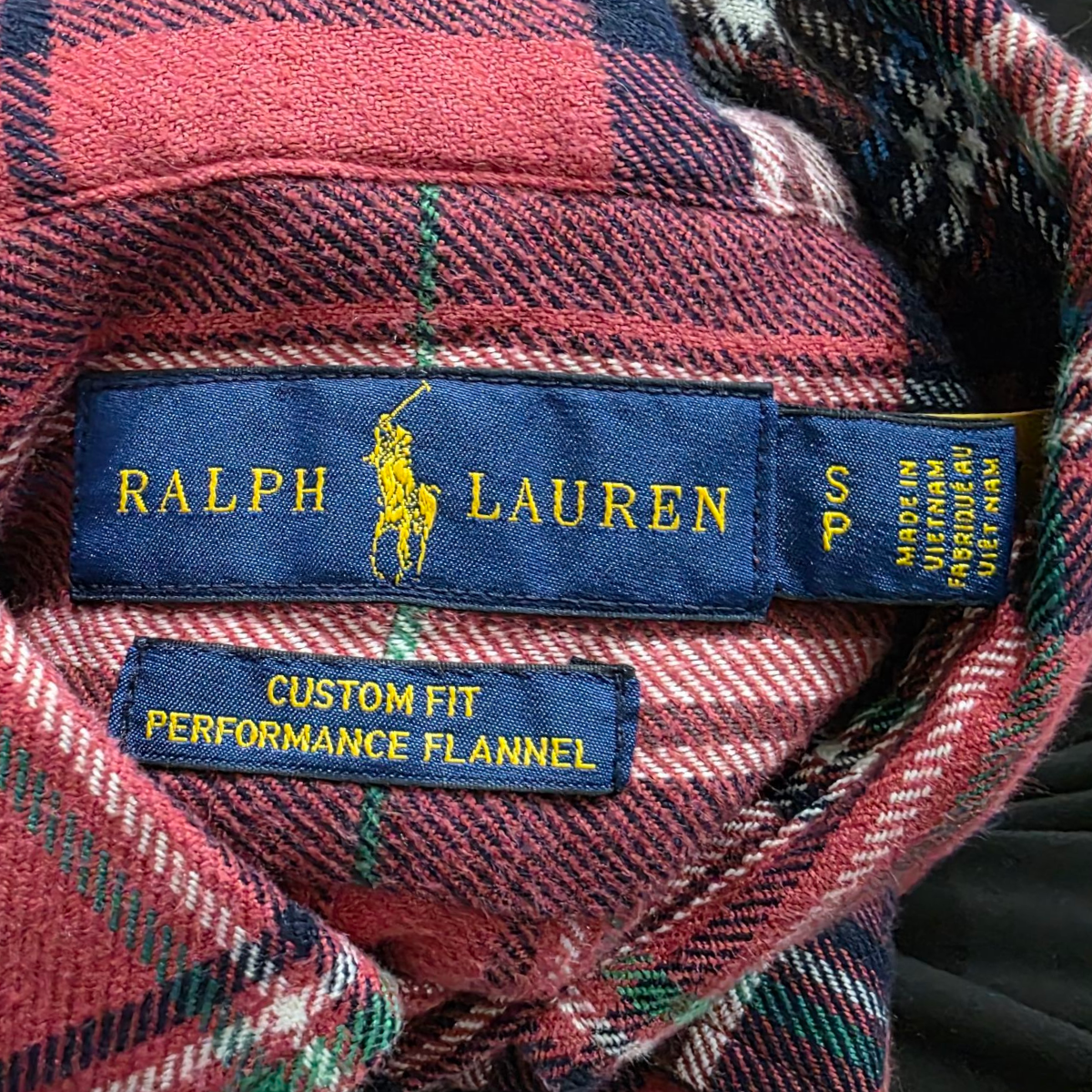 Camisa Ralph Lauren Chico S Cuadro Rojos