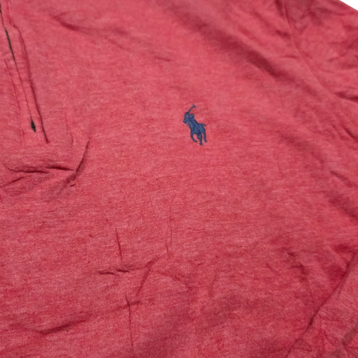 Sueter Ralph Lauren Mediana M Coral Pony Azul