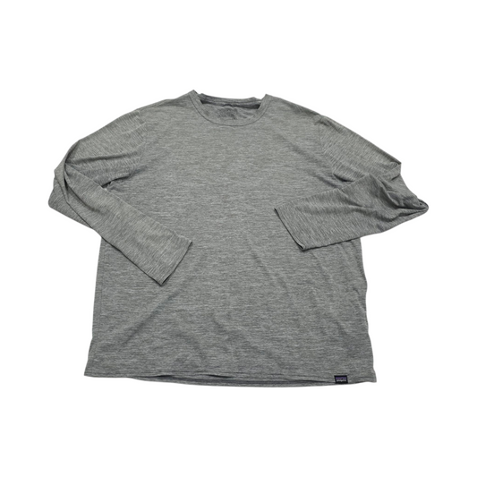 Playera Manga Larga Patagonia Grande L Gris