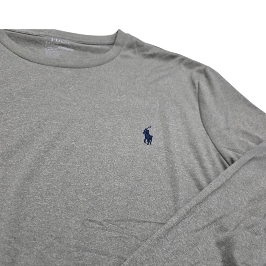 Playera Manga Larga Ralph Lauren Grande L Gris