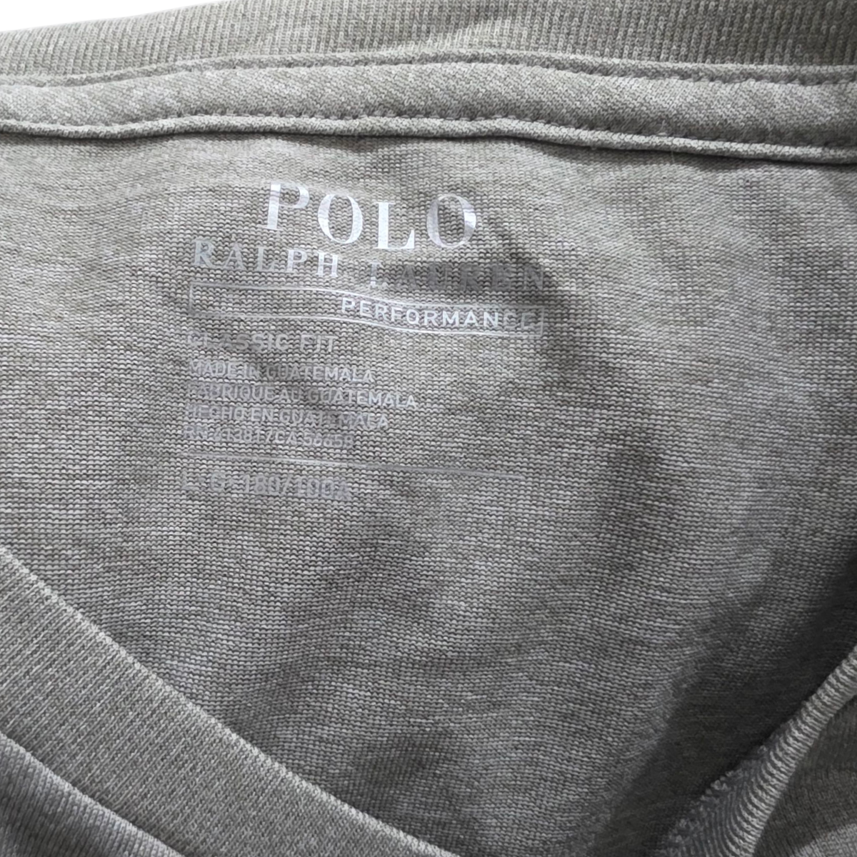 Playera Manga Larga Ralph Lauren Grande L Gris