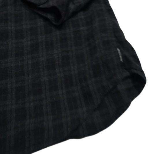 Camisa Armani Exchange Grande L Gris Con Negro