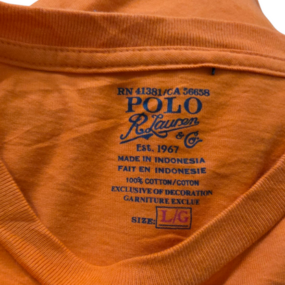Playera Ralph Lauren Grande L Naranja