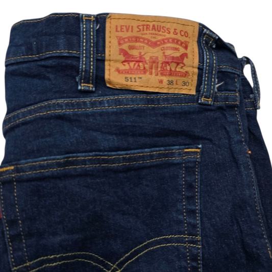 Pantalon Slimfit Levis 511 38x30 Azul