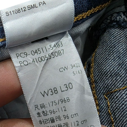 Pantalon Slimfit Levis 511 38x30 Azul