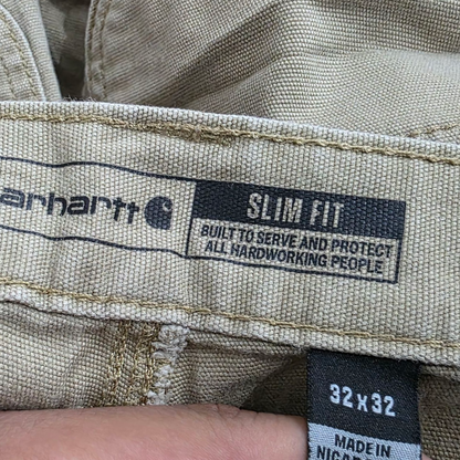 Pantalon Slimfit Carhartt 32x32 Cafe Claro