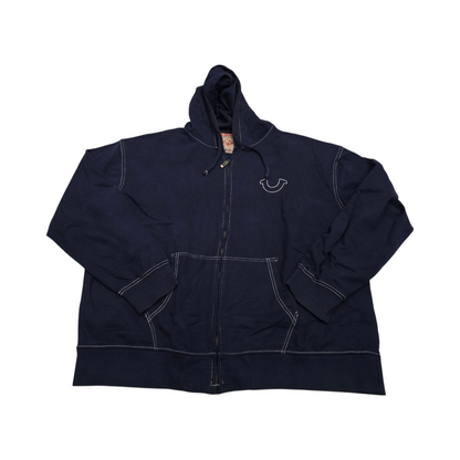 Sudadera True Religion 4xl Azul Con Gorro