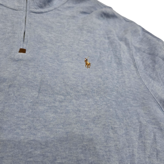 Sueter Ralph Lauren 2xl Azul Claro