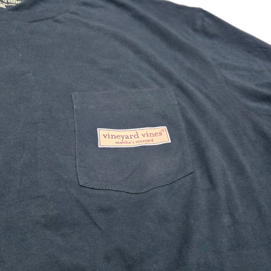 Playera Vineyard Vines Xxl Azul Deslavado