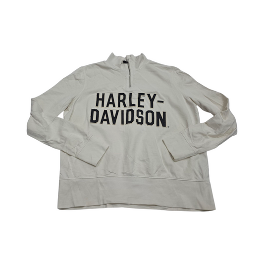 Sudadera D Mujr Harley Davidson Xgrande Xl Beige
