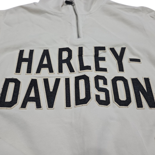 Sudadera D Mujr Harley Davidson Xgrande Xl Beige