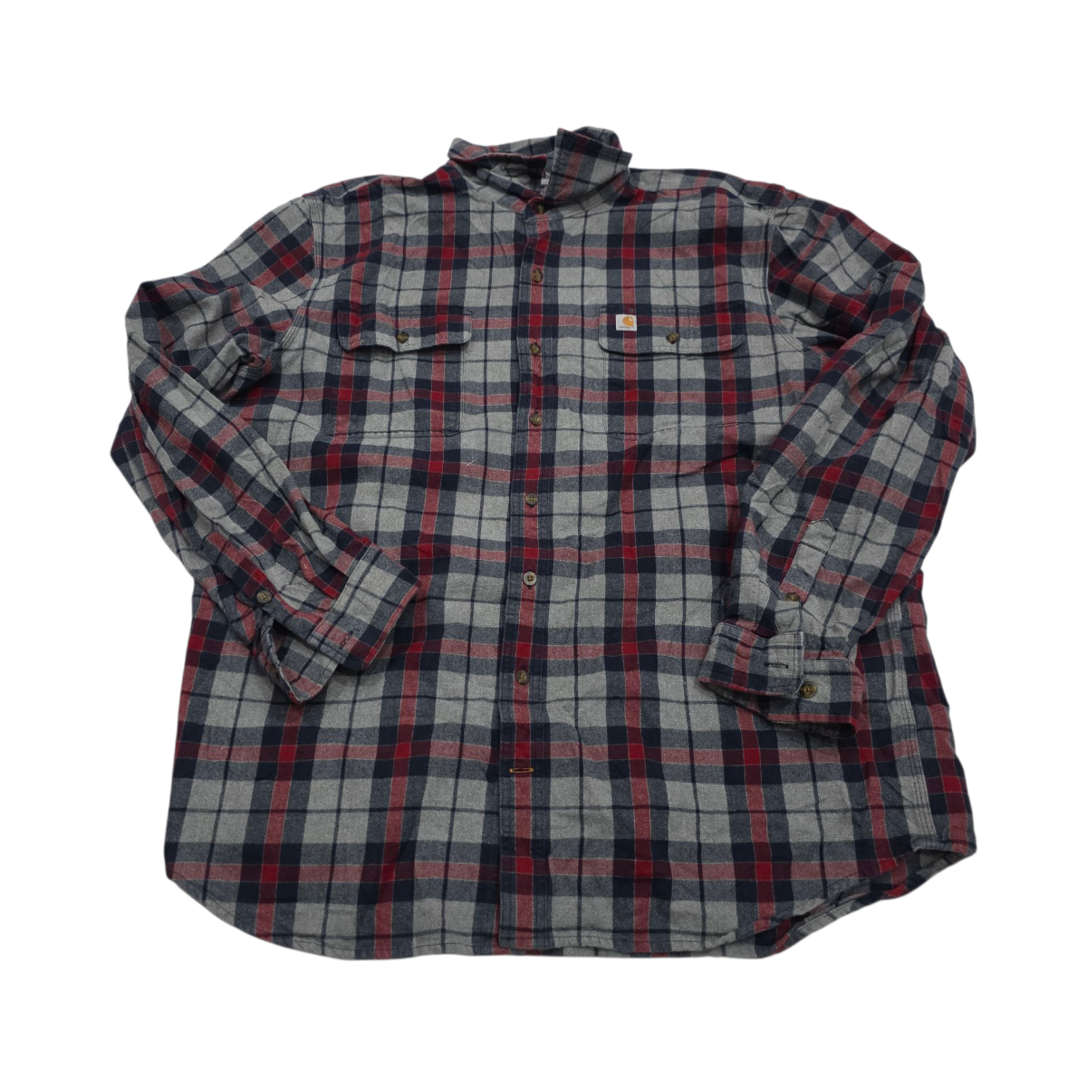Camisa Carhartt Xgrande Xl Cuadro Gris