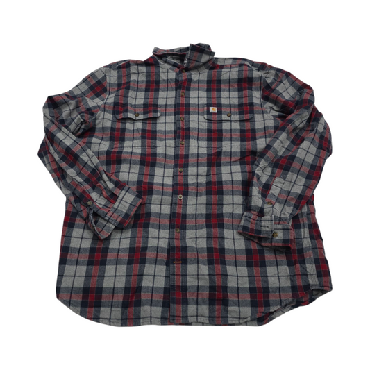 Camisa Carhartt Xgrande Xl Cuadro Gris