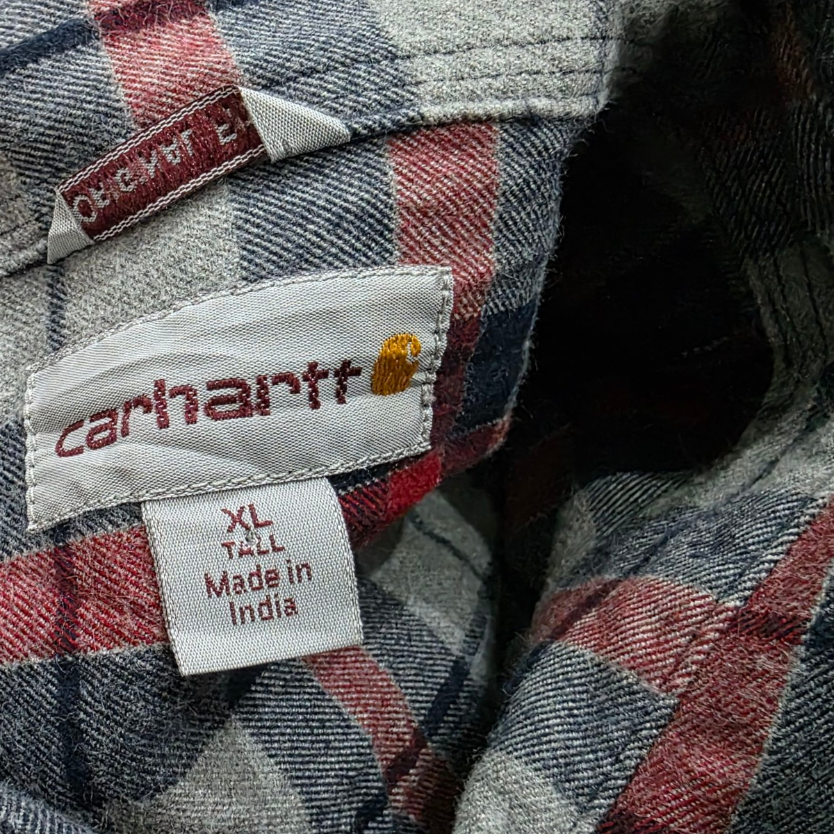 Camisa Carhartt Xgrande Xl Cuadro Gris