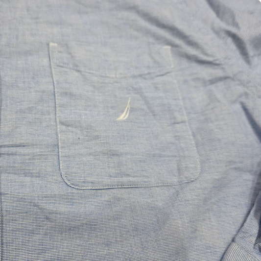 Camisa Nautica Xgrande Xl Azul