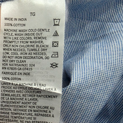 Camisa Nautica Xgrande Xl Azul