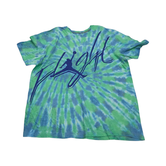 Playera Jordan Xgrande Xl Verde Azul Usada