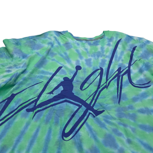 Playera Jordan Xgrande Xl Verde Azul Usada