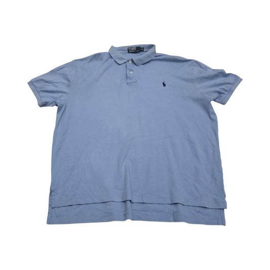 Playera Polo Ralph Lauren Xgrande Xl Azul Claro Pony Azul