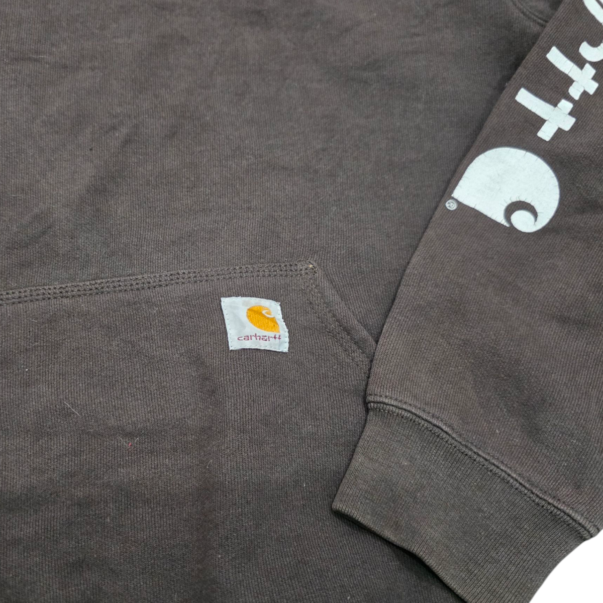 Sudadera Carhartt Chico S Cafe Oscuro