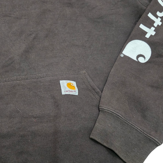 Sudadera Carhartt Chico S Cafe Oscuro