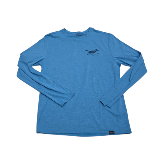 Playera Manga Larga Patagonia Xchica Xs Azul