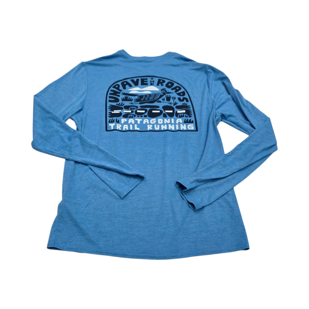 Playera Manga Larga Patagonia Xchica Xs Azul