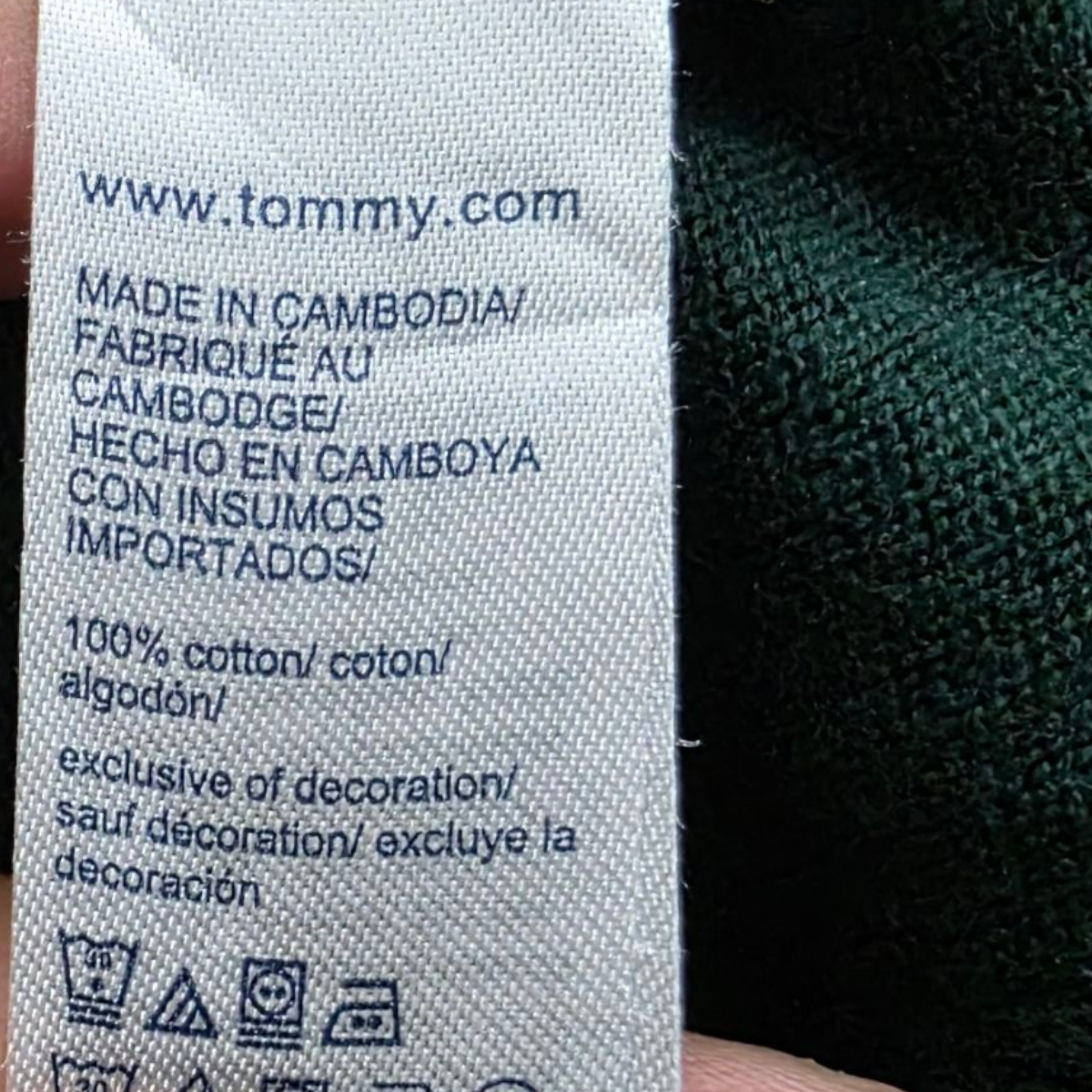 Sueter Tommy Hilfiger Mediana M Verde
