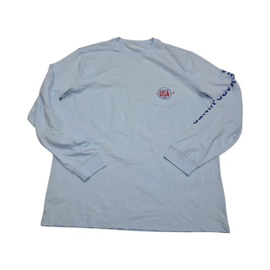 Playera Manga Larga Vineyard Vines Grande L Azul