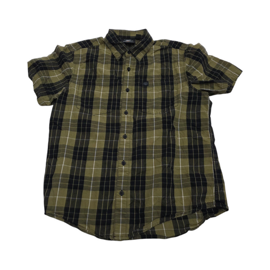 Camisa Harley Davidson Grande L Verde Y Negro