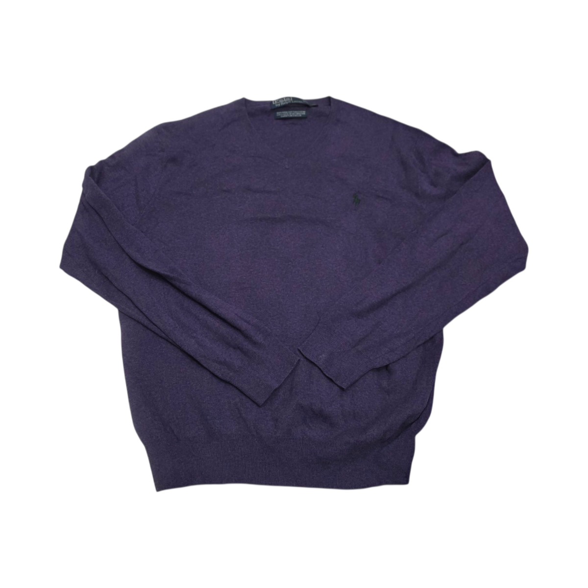 Sueter Ralph Lauren Grande L Morado Pony Verde