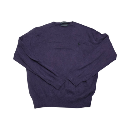 Sueter Ralph Lauren Grande L Morado Pony Verde