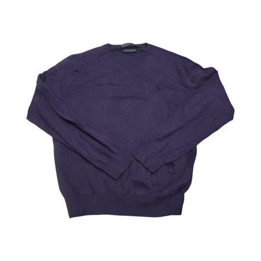 Sueter Ralph Lauren Grande L Morado Pony Verde