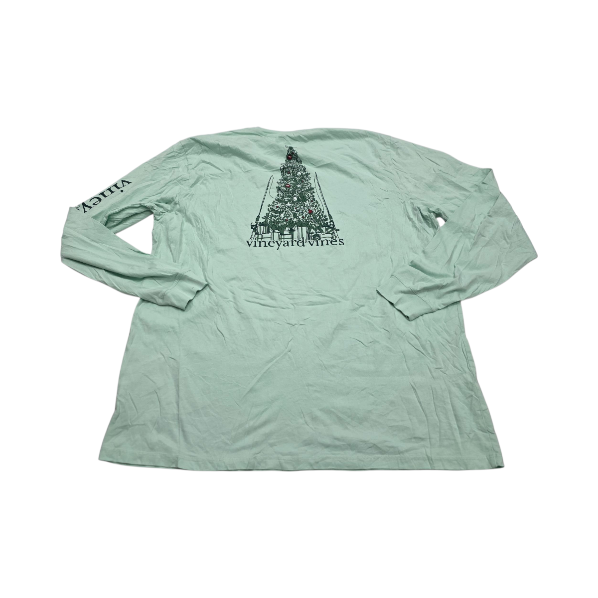 Playera Manga Larga Vineyard Vines Xgrande Xl Verde Claro