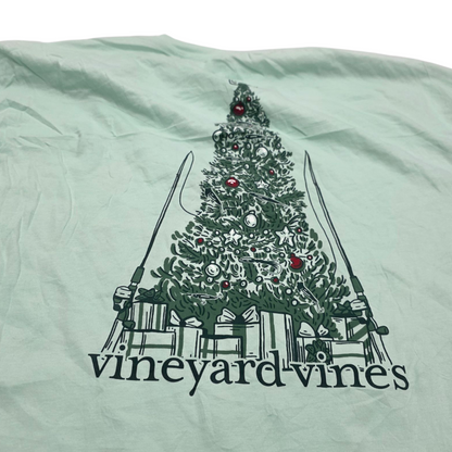 Playera Manga Larga Vineyard Vines Xgrande Xl Verde Claro
