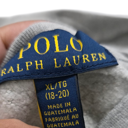 Sudadera Ralph Lauren Xgrande Xl 18-20 Adolescente Gris