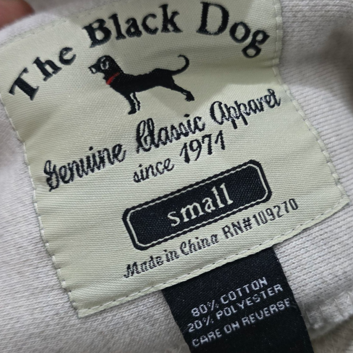 Sudadera The Black Dog Chica S Gris