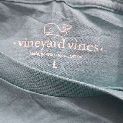 Playera Vineyard Vines Grande L Azul Claro