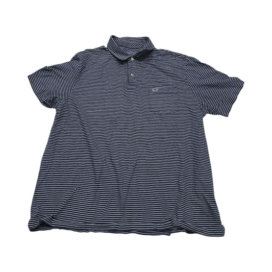 Playera Polo Vineyard Vines Grande L Azul Lineas