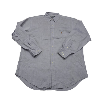 Camisa Ralph Lauren Yarmouth Xgrande Xl 17 Azul Pony Colores