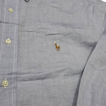 Camisa Ralph Lauren Yarmouth Xgrande Xl 17 Azul Pony Colores