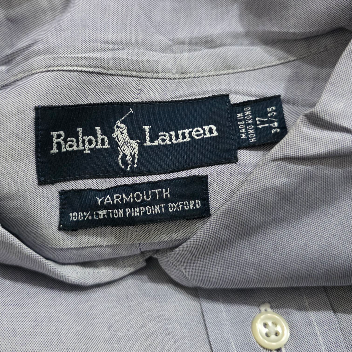 Camisa Ralph Lauren Yarmouth Xgrande Xl 17 Azul Pony Colores