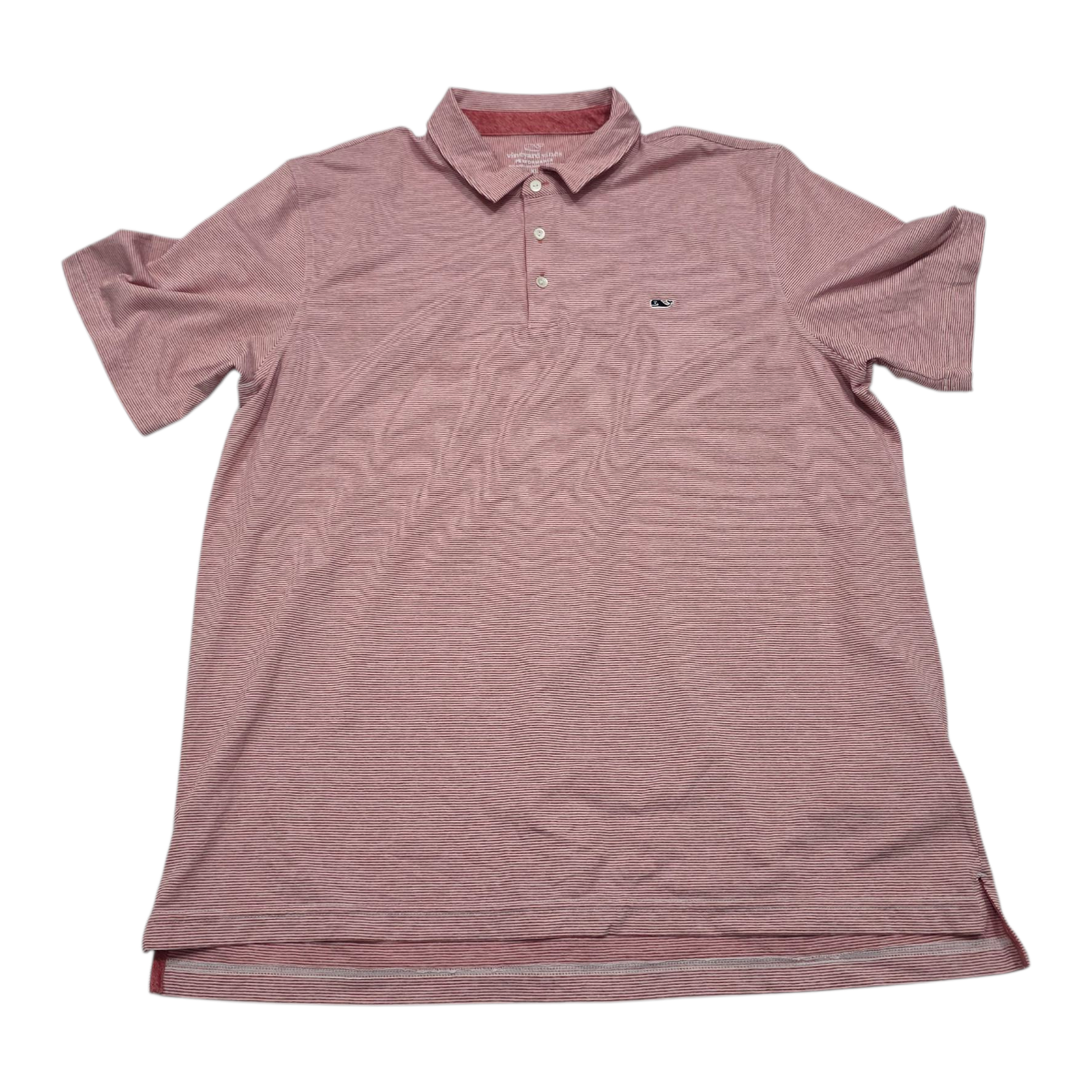 Playera Vineyard Vines Performance Xgrande Xl Rojo Lineas