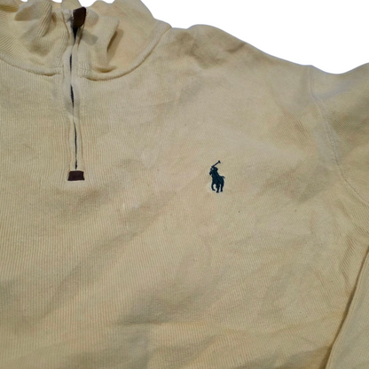 Sueter Ralph Lauren Xgrande Xl Amarillo Pony Azul