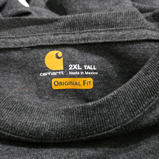 Playera Manga Larga Carhartt 2xl Gris
