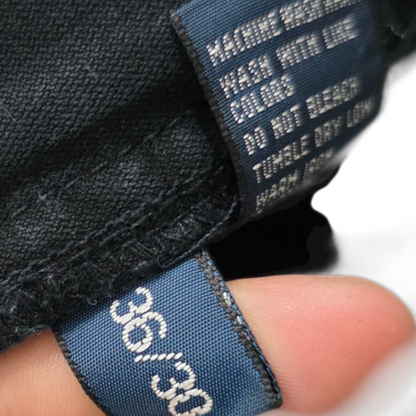 Pantalon Recto Ralph Lauren 36x30 Negro