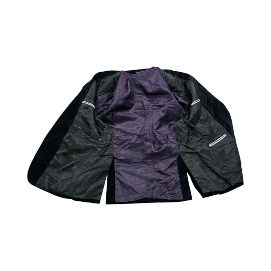 Saco Tommy Hilfiger Talla 38r Gamusa Negro