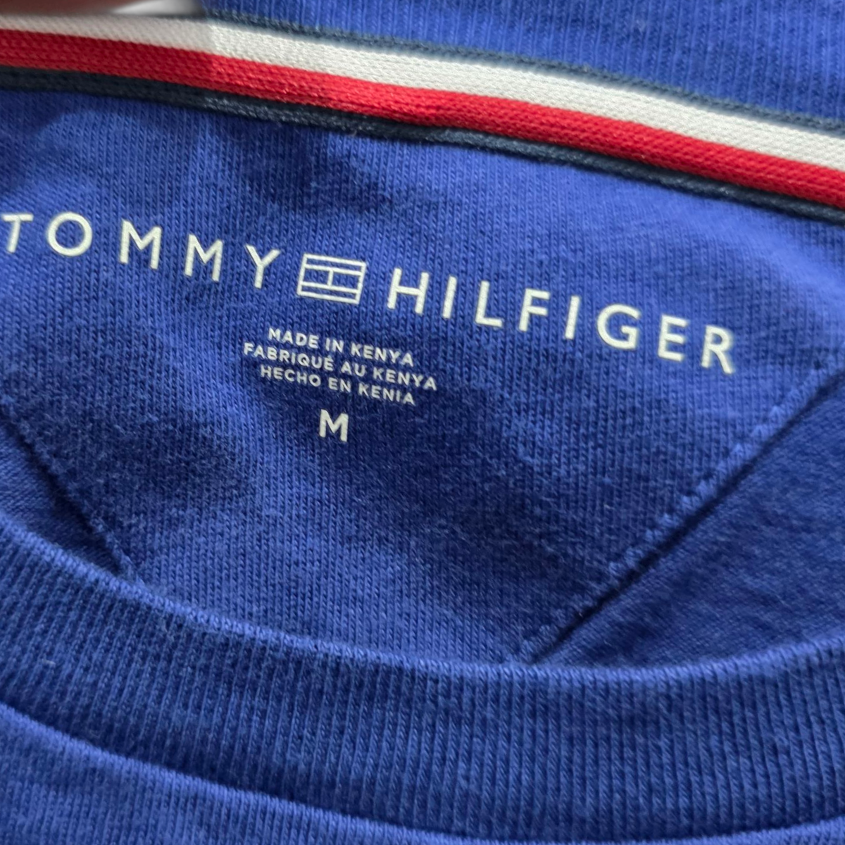 Playera Tommy Hilfiger Mediana M Azul