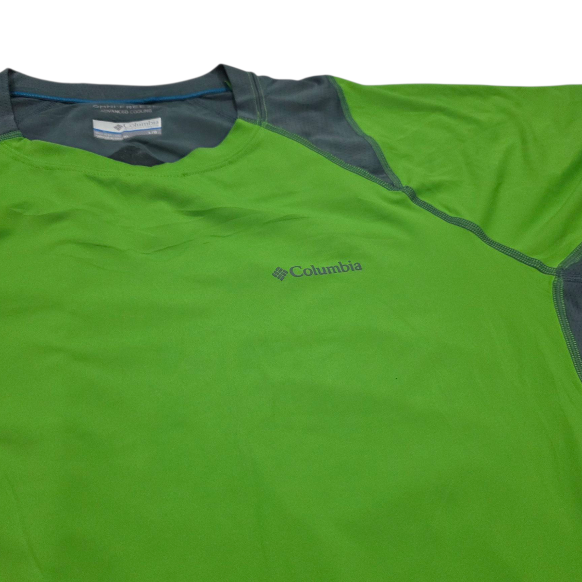 Playera Columbia Omni Freeze Grande L Verde